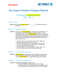 Student Chapter