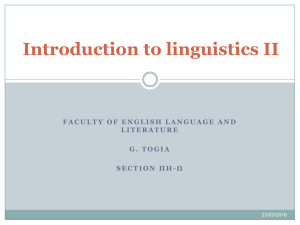 isoglosses and dialect boundaries