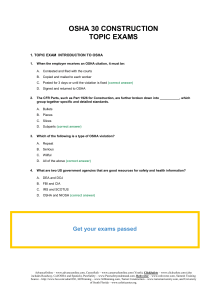 OSHA 30 Construction Test Answer Key Cli_Saf