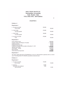 IA VOL 1 VALIX 2019 (ANSWER KEY)