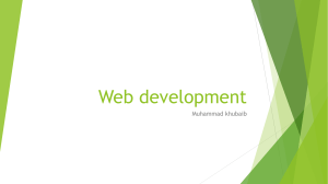 Web development